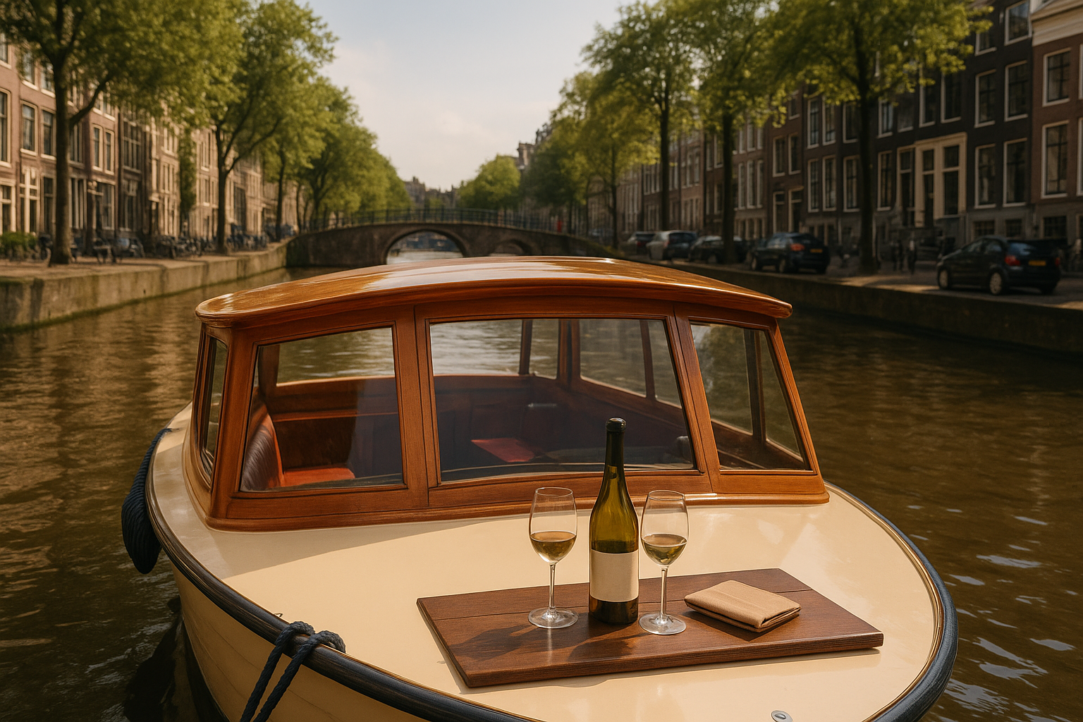 Foto bij Een privé salonboottocht door Amsterdam als originele manier om samen te komen